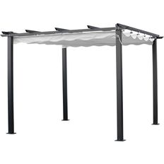 Pergola 3x3 Jabo Pergola - Anthracite/Natural White 3x3 m