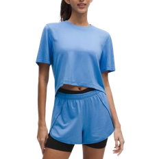 Lululemon Swiftly Crop Oversized Fit T-shirt - Pool Party