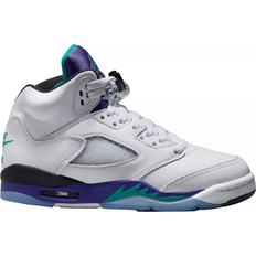 Nike Air Jordan 5 Retro Grape GS - White/Grape Ice/Black/New Emerald