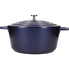 KitchenCraft MasterClass Blue with lid 5 L 28 cm