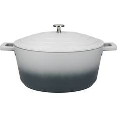 KitchenCraft MasterClass Ombre Grey with lid 5 L 28 cm