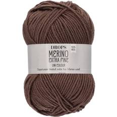Drops merino extra fine Drops Design Merino Extra Fine Uni Colour Chocolate 105m