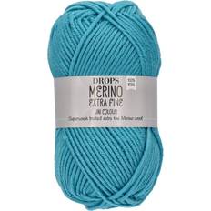 Drops Design Merino Extra Fine Uni Colour Light Turquoise 105m