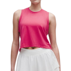 Lululemon Swiftly High Low Cropped Tank Top - Raspberry Coulis