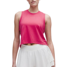 Lululemon Swiftly High Low Cropped Tank Top - Raspberry Coulis