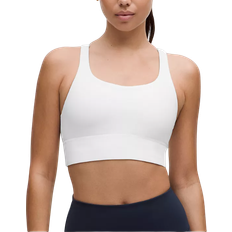 Lululemon Energy Longline Medium Support Bra - White