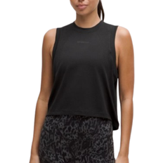Lululemon Swiftly High Low Cropped Tank Top - Black