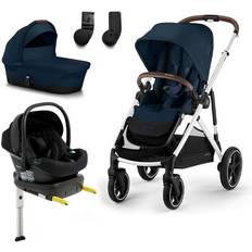 Cybex silver Cybex Gazelle S Ocean Blue Silver Frame (Duo) (Travel system)