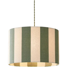 Dunelm Beatrice Stripe Olive Shade ∅ 30cm