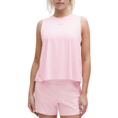Lululemon Pace Crush Cross-Back Graphic Tank Top - Pink Organza