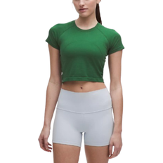 Lululemon Swiftly Tech Cropped Short-Sleeve Shirt 2.0 - Everglade Green
