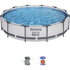 Piscine e Accessori Bestway Piscina Con Struttura Rotonda Steel Pro Max 366x76 cm
