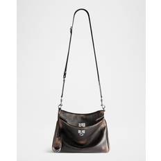 Bruna - Herr Messengerväskor Balenciaga Rodeo Small Calfskin Messenger Bag - Light Brown/DK