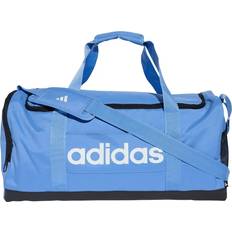 Adidas Duffelväskor & Sportväskor adidas Linear Duffel M Träningsväska Unisex - Blufus/Black/White