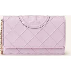 Tory Burch Tasker Tory Burch Luksus Uld Mini Taske Med Messingdetaljer - Lilla