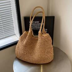 Women Beach Bags on sale Shein Fashionable Large Capacity Holiday Beach Bag - Suitable