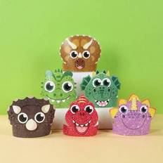 Shein 6pcs Dinosaur Birthday Hat Pattern
