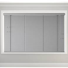 Real Wood Venetian Blind Grey 195cm x 120cm Drop