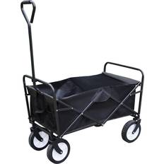 Alivio Black Heavy Duty Folding Wagon Cart
