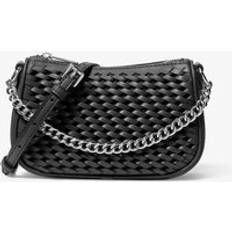 Michael Kors Bags on sale Michael Kors Small Woven Crossbody Bag - Black