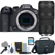 Digital Cameras Canon EOS R7 Mirrorless Camera with RF 100-400mm f5.6-8 IS USM Bundle
