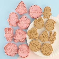 Cookie Cutters Shein 8pcs Christmas Cutters For DIY Cookie Cutter
