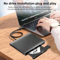 Optical Drives Shein USB 3.0 Type-C External CD DVD Drive