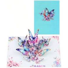 Cards & Invitations on sale Shein 3D Butterfly Pop-Up Greeting Card