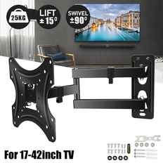 Slim Tilt Swivel TV Wall Bracket Mount