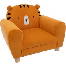 Atmosphera Fauteuil Enfant Tigre Pour Chambre Denfant H 43 cm Orange