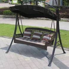 Swing Canopy Covers Shein 210D Oxford Cloth Outdoor Patio Swing Canopy Cover