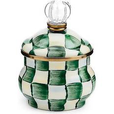 Sugar Bowls Mackenzie-Childs Emerald Check Lidded Sugar Bowl
