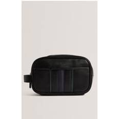 Ted Baker Toiletry Bags Ted Baker Stripr Pu Washbag - Black