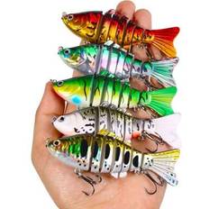 Fishing Equipment Shein 5pcs Multisection Lure Bait Set