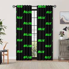Gardiner & Tillbehör Temu Zlienszus Neon Blackout Curtains Matte Print