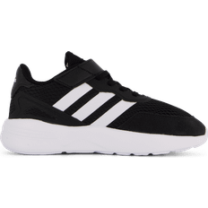 adidas Nebzed Elastic Lace Top Strap Shoes Core Black Cloud White Cloud White