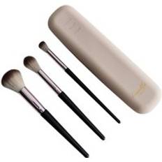 Make-Up Brushes With Travel Silicone Case - Grey