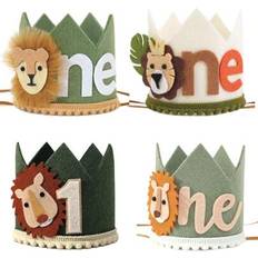 Shein Jungle 1st Birthday Crown Lion Hat