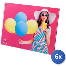 H&H 6x Transparent Horizontal 18x24 cm Photo Frame