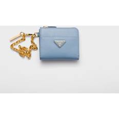 Lompakot ja Avaimenperät Prada Small Leather Zipper Wallet