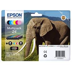 Epson elephant ink Epson Elephant Multipack Ink Cartridges - 6 Colours