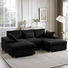 Muriel U-Shaped Small Black