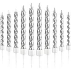 Shein 10pcs Gradient Birthday Candles For Adults