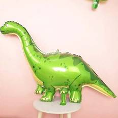 Animal & Character Balloons Shein Giant Green Dinosaur Foil Balloon