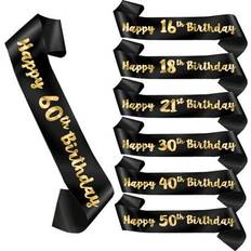 Sashes Shein Perfect Birthday Gift Sparkling Golden Foil Sash
