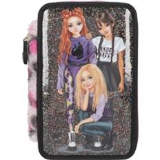 Top Model Tredubbelt Pennfodral Rebel Kitty 3-Ficksfodral
