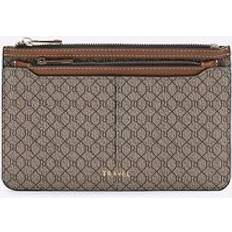 River Island Ri Monogram Travel Wallet - Beige