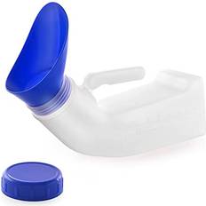 Urinals Unisex Plastic Urine Bottles White Blue