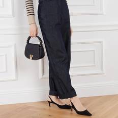 Ralph Lauren Bags Ralph Lauren Tanner Denim Medium Crossbody Bag - Dark Blue
