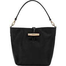 Longchamp Bucket Bags Longchamp Roseau Leather Bucket Bag